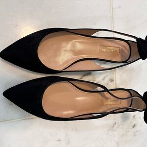 Aquazzura Black Women's Flats